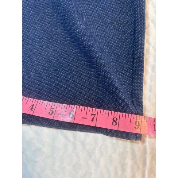 Ann Taylor Loft Pants‎ Women's Julie Trousers Steel Blue Size 8P Work Casual - Picture 3 of 9